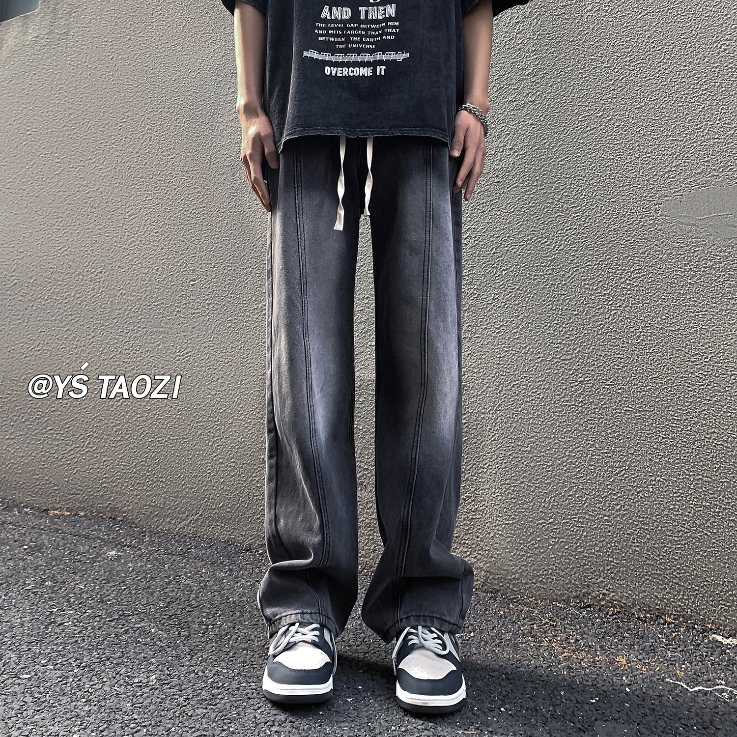 牛仔裤子A336-K030-P58-限价68(75.8%棉14.9%粘纤9.3%聚酯纤维),男装牛仔裤,电商A336