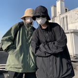 飞行员夹克男短款cleanfit外套春秋季潮牌美式高街vibe黑色棒球服，男装防晒衣，电商A336