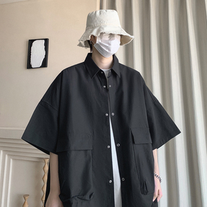 夏季新款大口袋短袖衬衫 A336-DX80-P55-限价78 （100聚酯纤维）图片