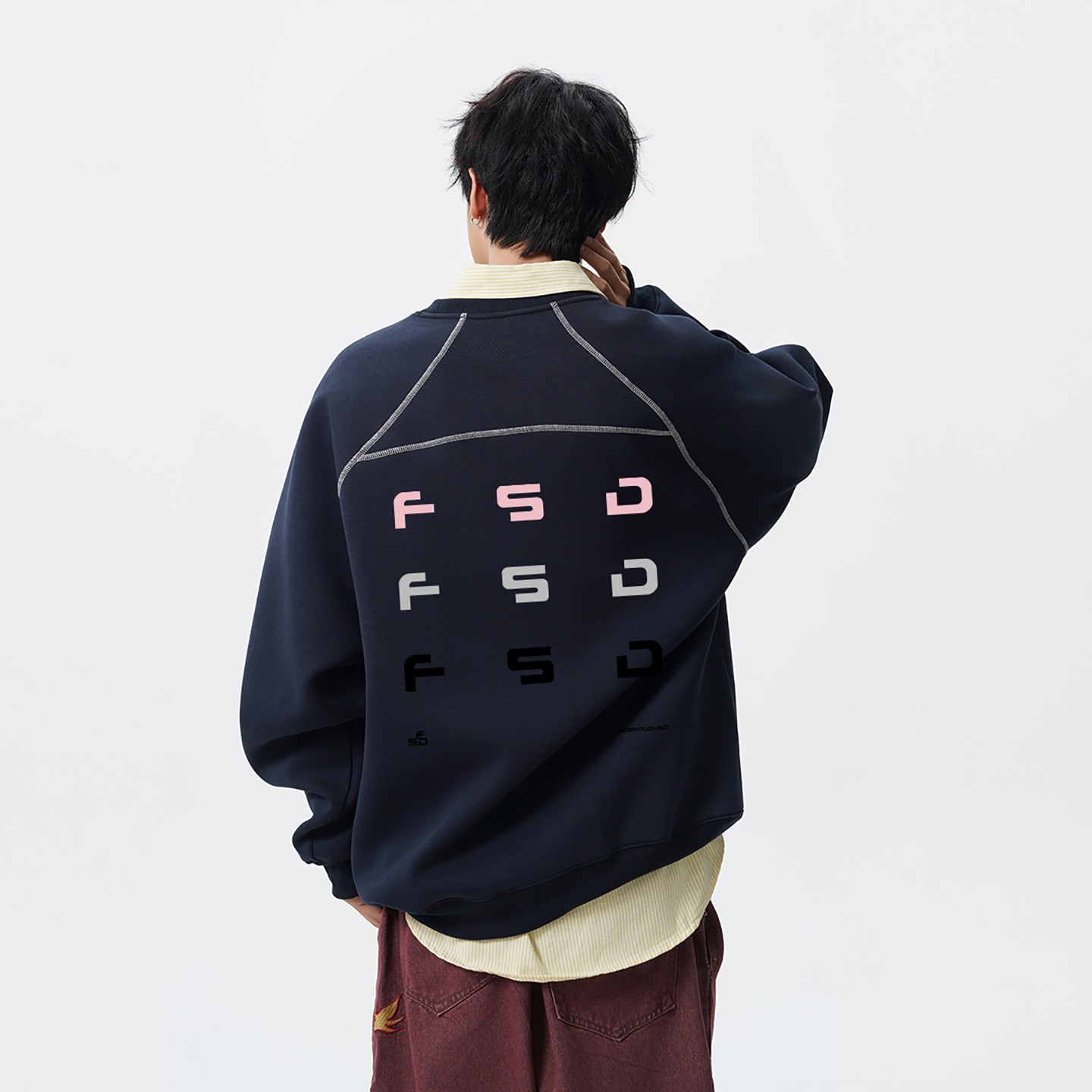 2025圆领卫衣A336-YLXT0005-特P58（55.3棉38.8聚酯纤维5.9氨纶），男装卫衣，电商A336