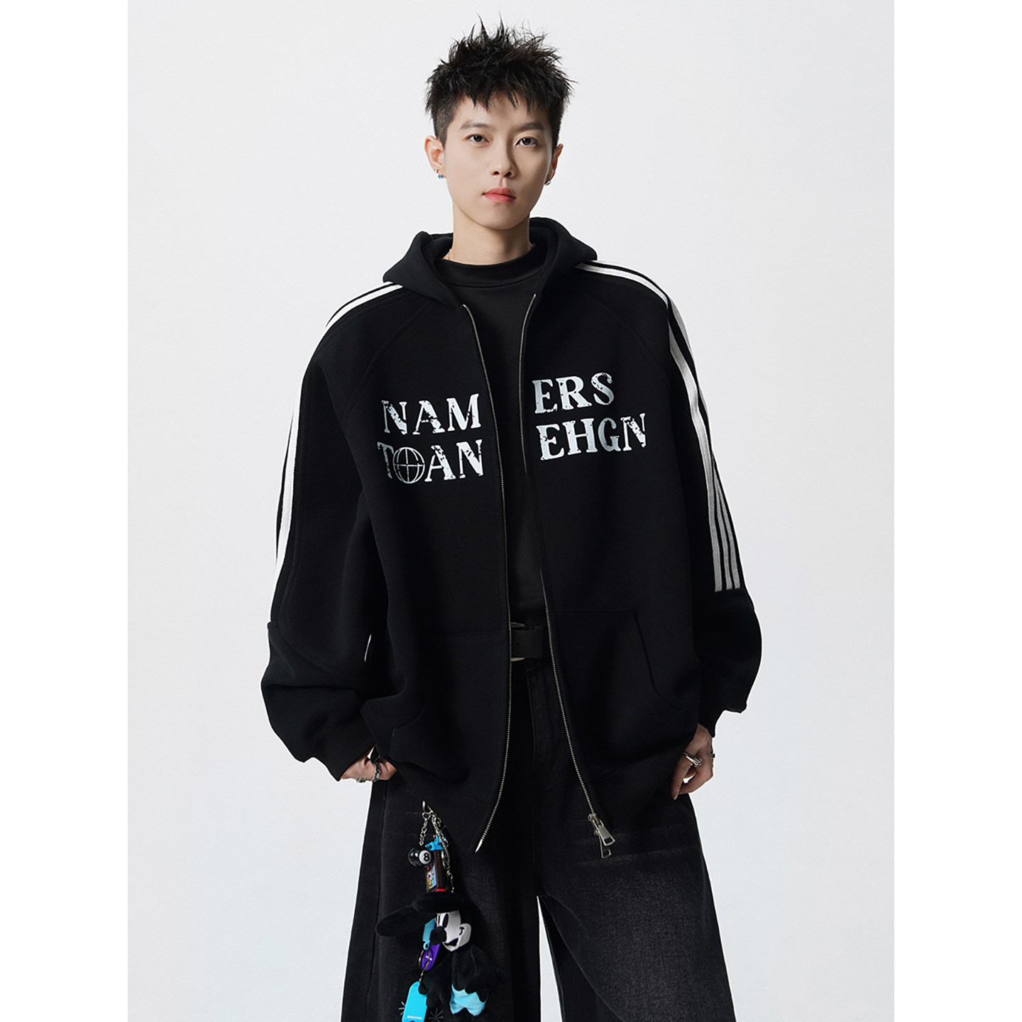 2025开衫卫衣420克华棉A336-RIWY030-特P60（60%棉40%聚酯纤维）,男装卫衣,电商A336
