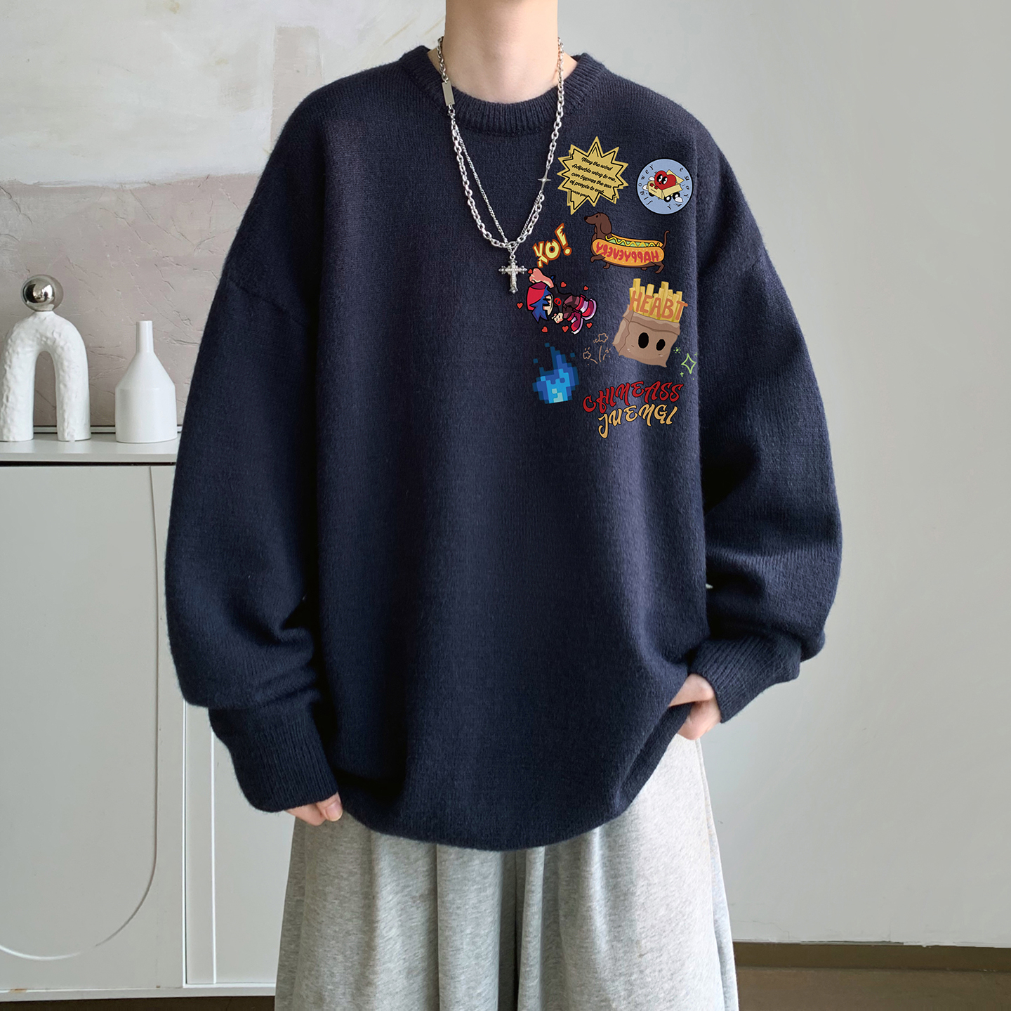 藏青色
