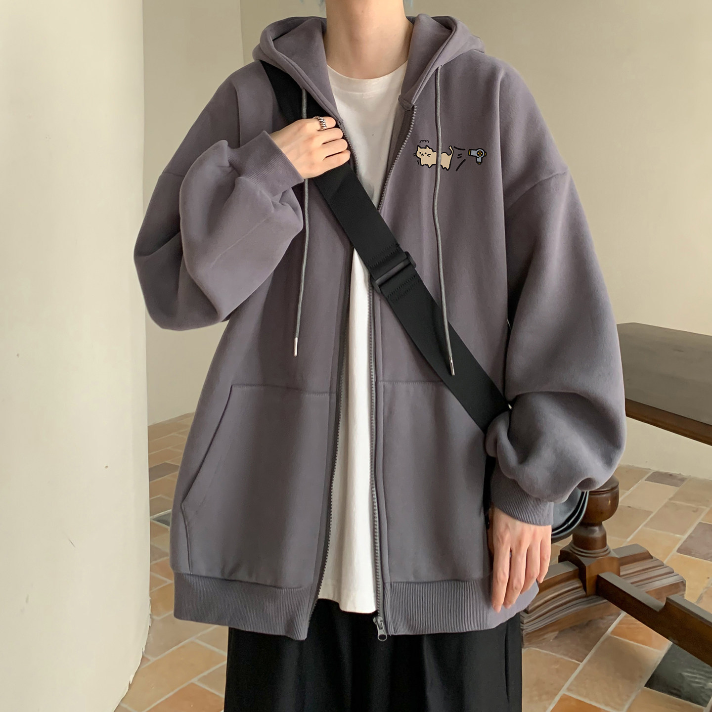 开衫卫衣A336-THKS0090-P78-限价98 加绒 THKS0090JR-P88-限价108图片