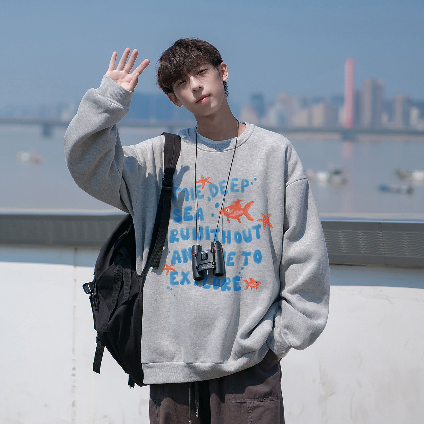 圆领卫衣A336-THYL0201-P48-限价68加绒THYL0201JR-P58-限价78,男装卫衣,电商A336