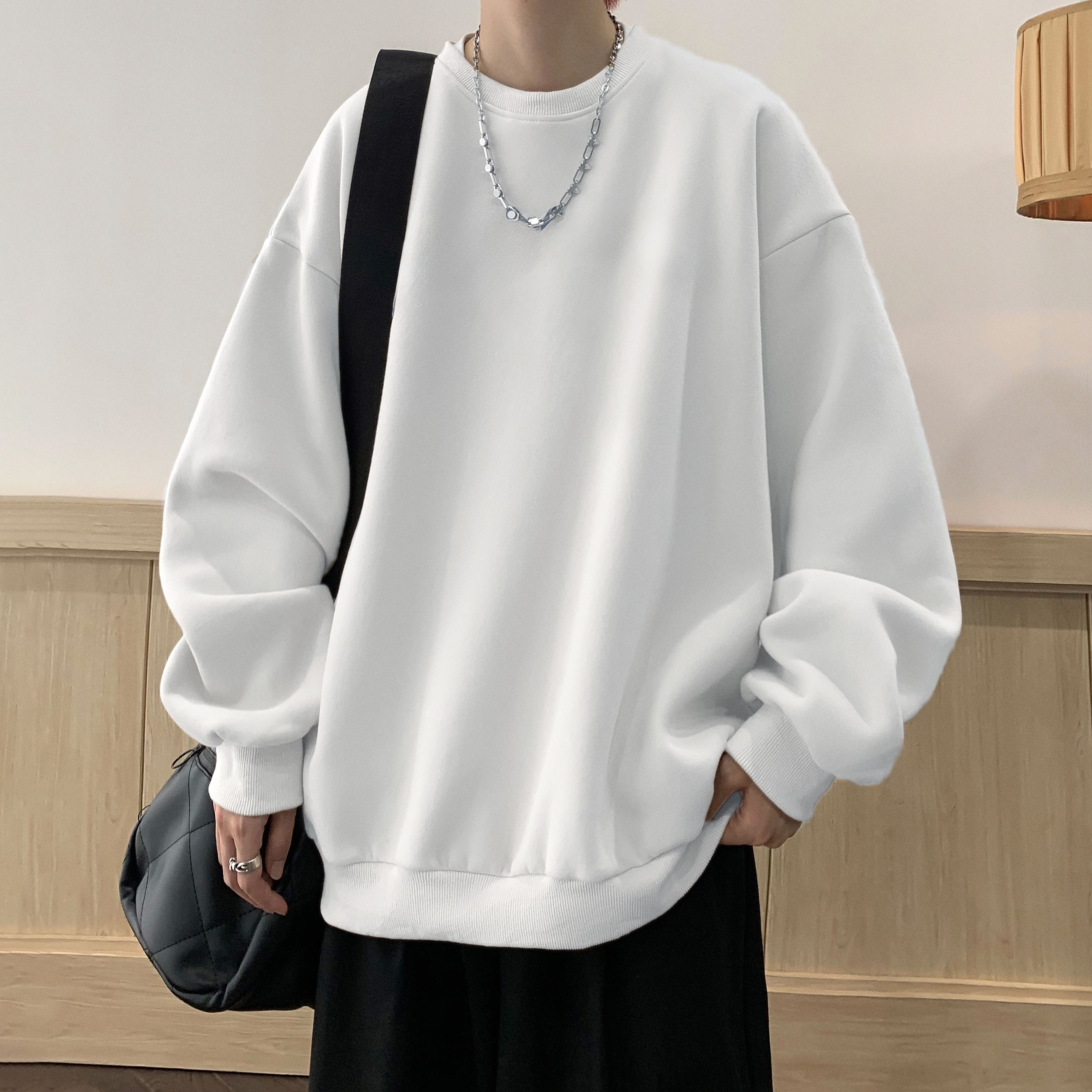 2025秋季新款圆领卫衣A336-WY129-P48-限68 加绒WY129JR-P58-限78