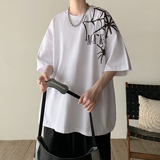 夏季新款印花短袖T恤A336-THDX1211-P38-限价48（100棉），男装T恤，电商A336