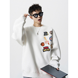 2025圆领卫衣420克华棉A336-RIWY032-特P40（50%棉50%聚酯纤维），男装卫衣，电商A336