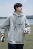 wassuphappy美式连帽卫衣男春秋季2025新款重磅硬挺宽松休闲外套，男装卫衣，电商A336