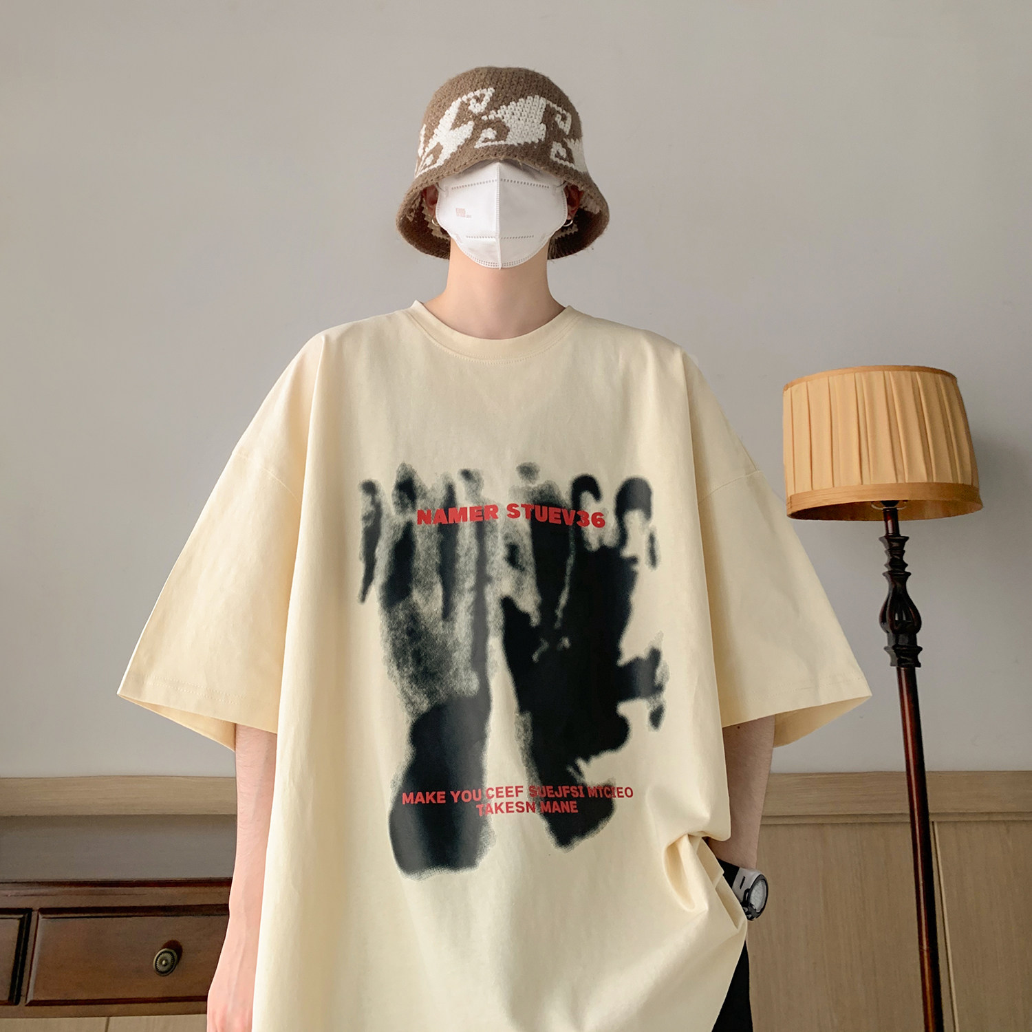 夏季新款印花短袖T恤A336-THDX1107-P38-限价48（100棉）,男装T恤,电商A336