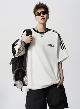 2025春夏新款条纹短袖T恤A336- ZDDX0002-P48-限价68（纯棉）