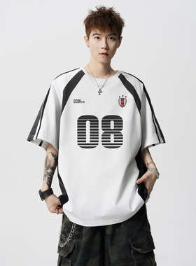 2025夏季新款拼色短袖T恤A336-THPSDX0027-P48-限价68（纯棉）