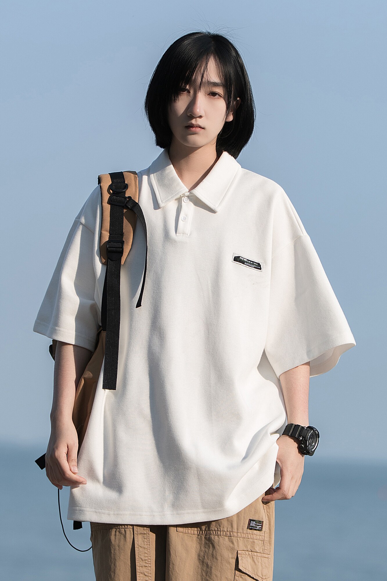 2024夏季新款polo衫短袖T恤250克A336-DX73-P48-限价68（纯棉）,男装Polo衫,电商A336