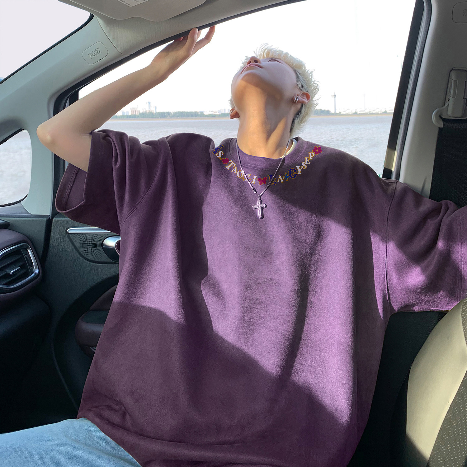 2025麂皮绒短袖A336-THJPDX0193-P28-限价38（95聚酯纤维5氨纶），商品下架区商品下架区，电商A336