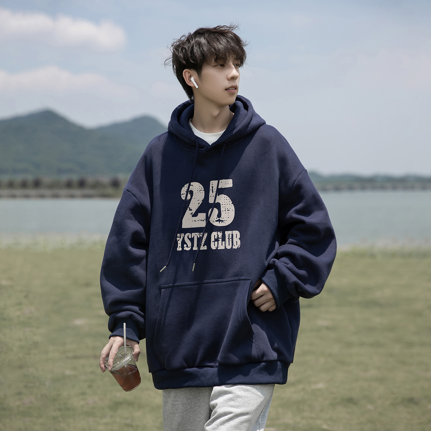 2025连帽卫衣A336-THLM0577-P58-限价78加绒THLM0577JR-P68-限88，男装卫衣，电商A336