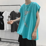 2024夏季新款印花背心A336-TTD231-P25-限价38（100棉），男装背心/马甲，电商A336