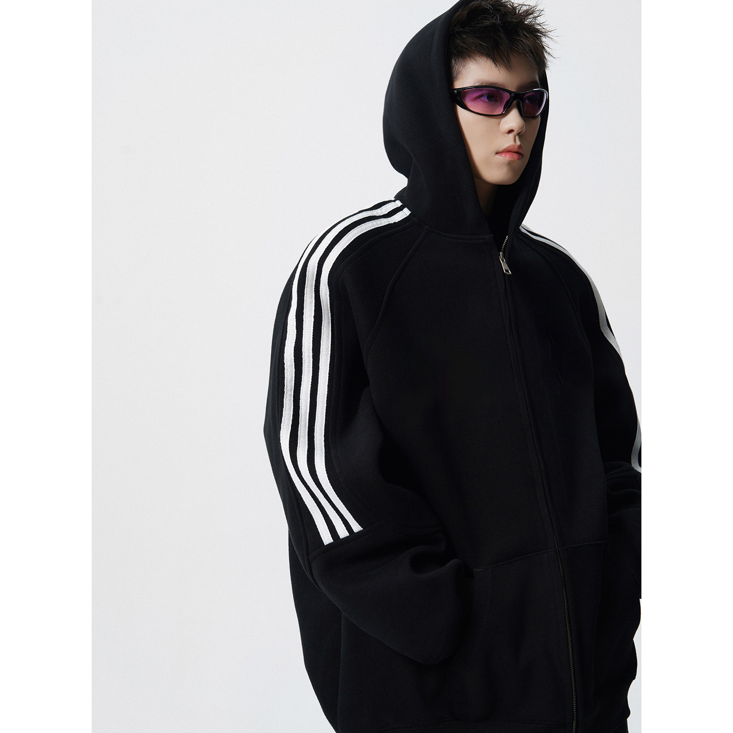 2025开衫卫衣420克华棉A336-L8005-特P52（60%棉40%聚酯纤维）,男装卫衣,电商A336