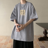 2024夏季新款印花短袖T恤A336-THDX937-P38-限价48（100棉），男装T恤，电商A336