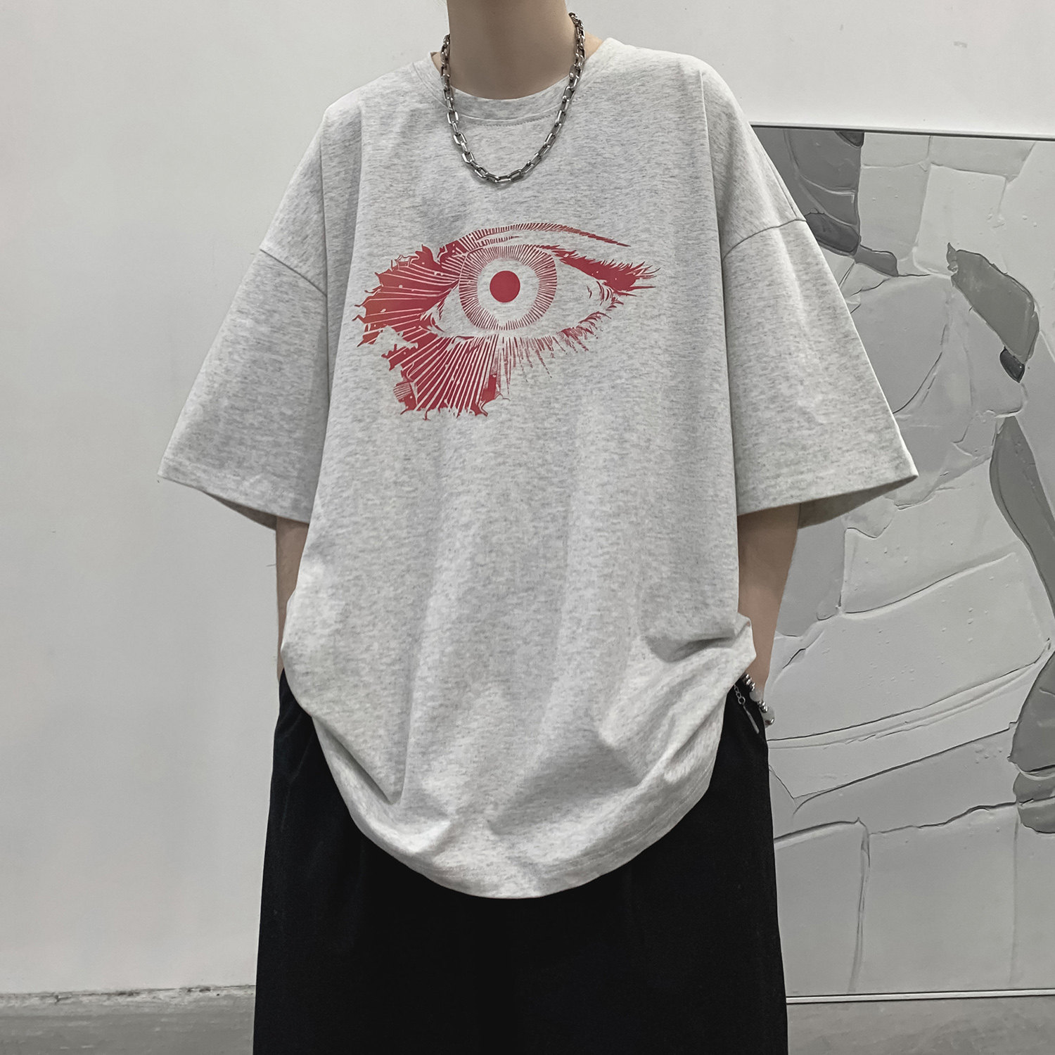 2024夏季新款印花短袖T恤A336-THDX1018-P28-限价38（100棉）,男装T恤,电商A336