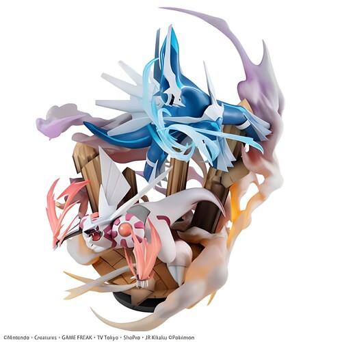 【Meow】现货 MegaHouse GEM EX 宝可梦 帝牙卢卡与帕路奇亚 手办