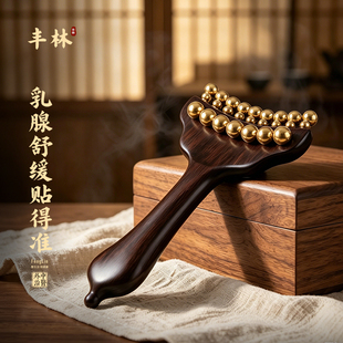 丰林人鱼乳腺按摩器腋下淋巴胸部结节筋膜刷全身通用美人推穴位棒