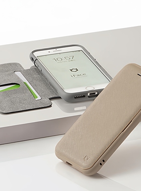 福利专区一件6折适用于iPhone12/12pro苹果翻盖手机壳内置磁铁吸附附带支架Hamee