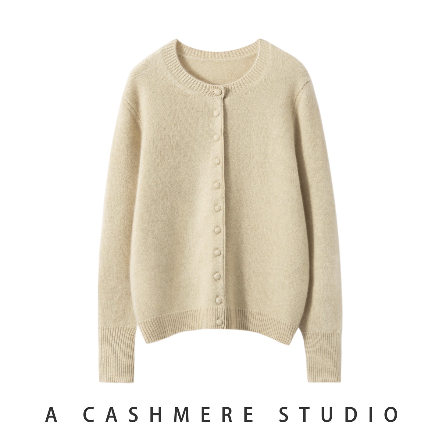 经典基础款100%纯山羊绒开衫女圆领包扣针织外搭毛衣简约显瘦外套,女装/女士精品,羊绒衫,淘宝优惠券,粉丝福利购,淘宝优惠卷