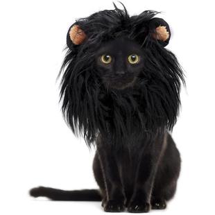 Pet Dog Cat Lovely Lion Headdress Kitten Halloween Cosplay C