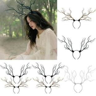 New Deer Horn Headdress Vintage Tree Branches Antlers