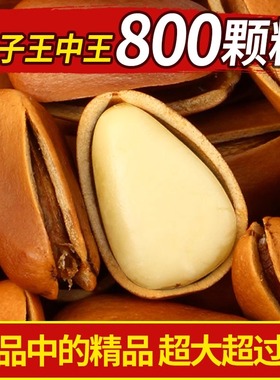 【800颗粒/斤】特大号东北松子新货野生原味散装手剥开口松籽孕妇