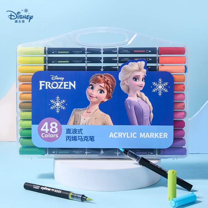 Elsa女王丙烯马克笔直液式软头