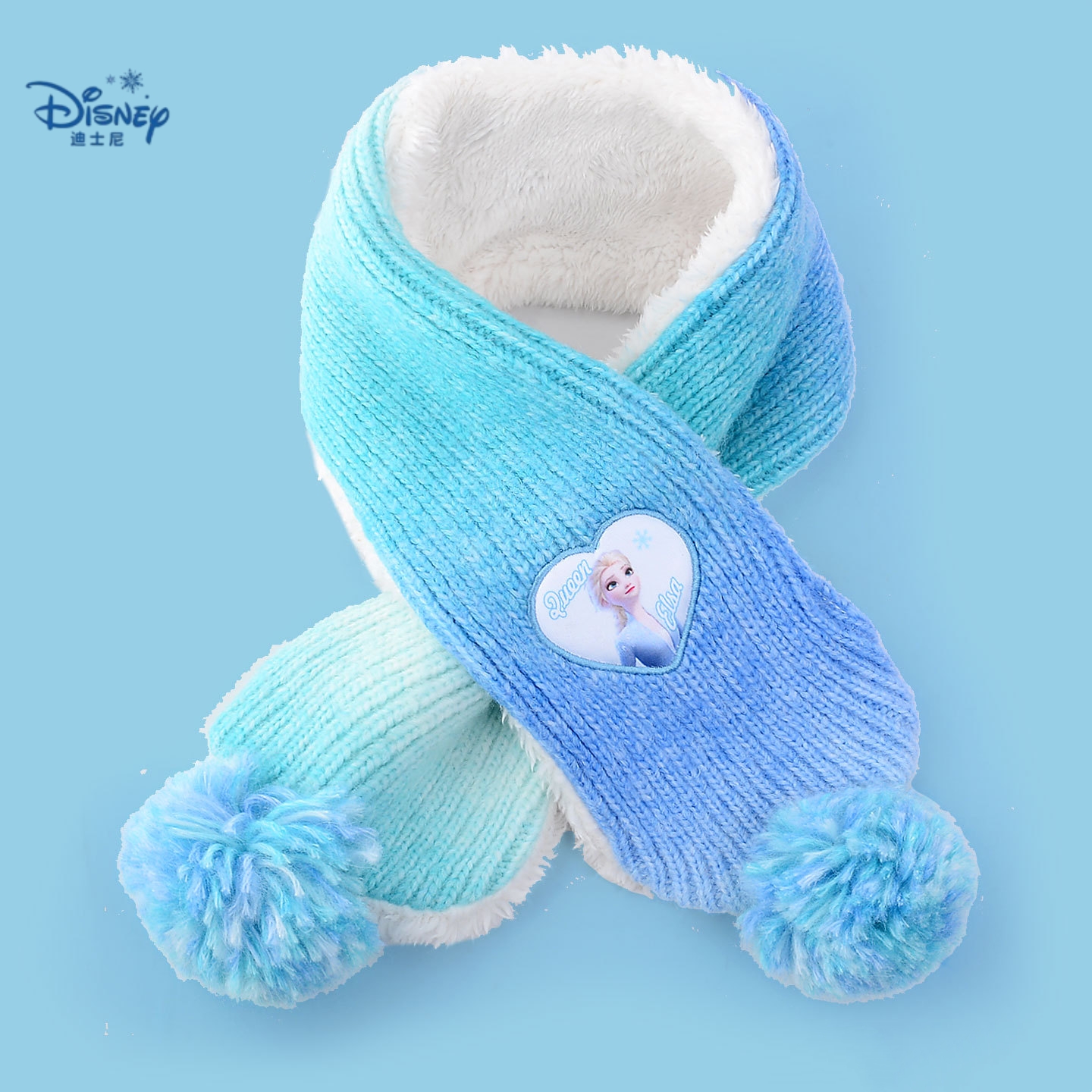 艾莎公主围巾穿插式保暖