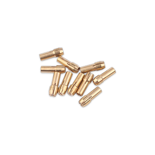 电钻夹心铜夹芯小电磨夹头螺帽黄铜夹头电磨配件电磨机夹头