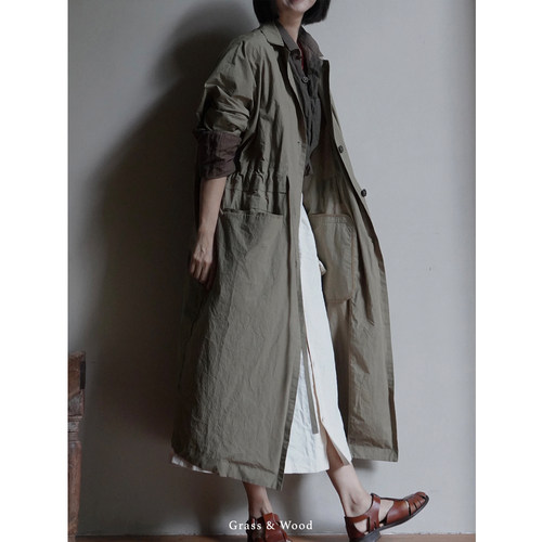 Grass&Wood全棉轻盈风衣