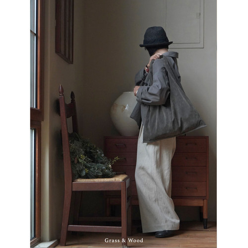 Grass&Wood麂皮单肩包