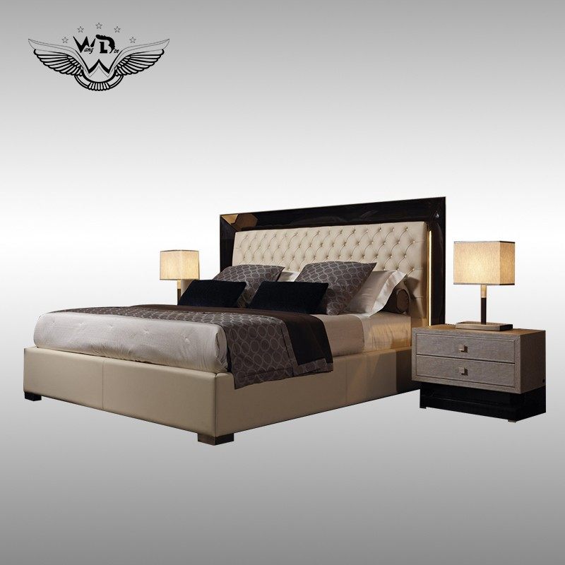 rafamariner高端定制家具rugiano款 现代轻奢 卧室木制烤漆床