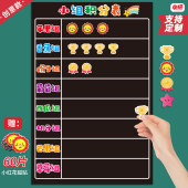 创意彩色磁性小组积分表教师班级竞赛管理纪律小组评比表支持定制