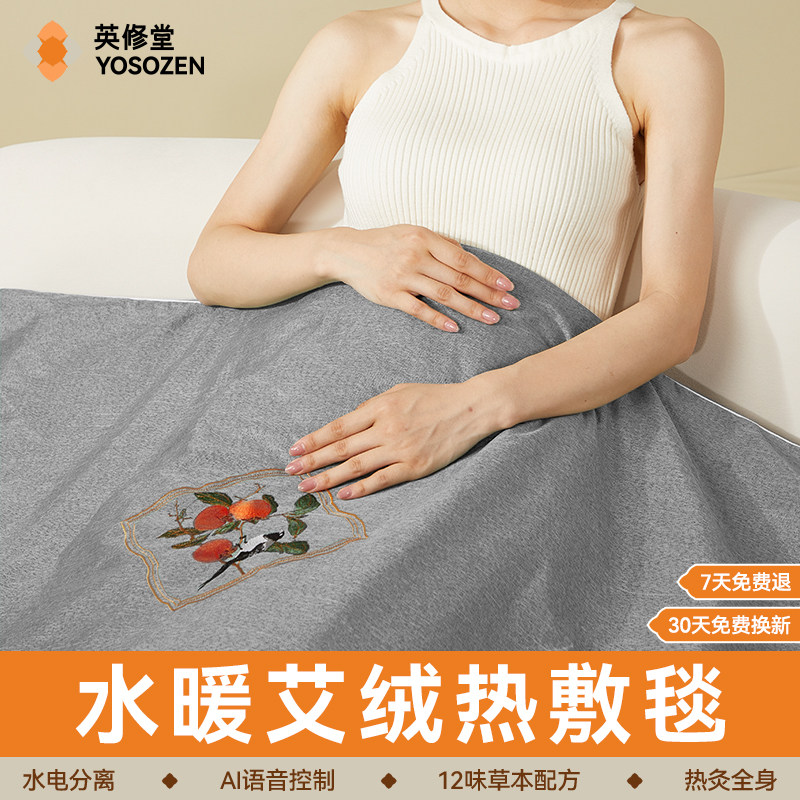 电加热水暖艾灸艾绒床垫理疗熏蒸全身通用褥子超大家用养生热敷毯