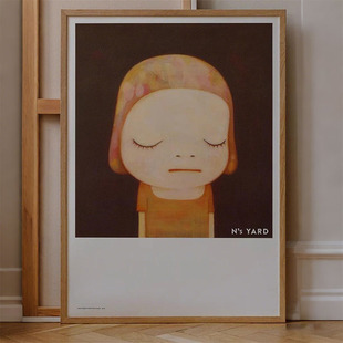 奈良美智N's YARD装饰画海报版画艺术NARA卧室潮流壁高清杂志挂画
