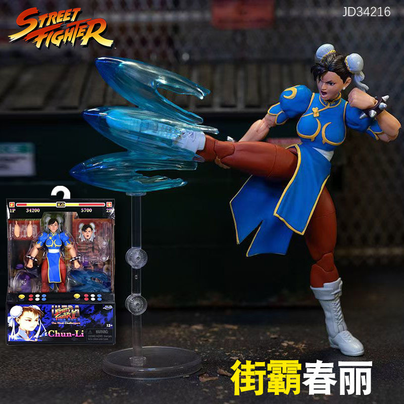 Jada JadaToys1/12街头霸王街头霸王街霸蓝春丽红春丽可动手办模