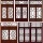 Резьба по дереву в Дуньяне, антикварные двери и окна, перегородка в китайском стиле, ширма для крыльца, пустотелая решетка из цельного дерева, резные окна, цветочное окно на заказ mini 4