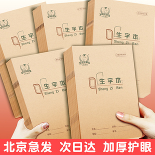 多利博士幼儿园小学生22k生字本一二三年级作业本全国标准统一加厚写字本儿童护眼语文写字薄大本拼音田格本