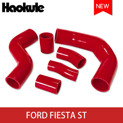 汽车改装耐高温高压硅胶涡轮中冷管路套件适配嘉年华Fiesta ST