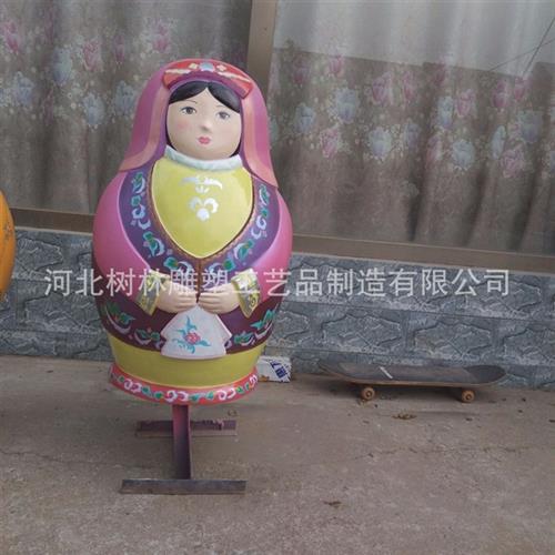 卡通仿真人物玻璃钢雕塑游乐园商场公园园林景观玩偶摆件