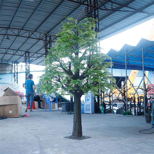 仿真水杉大型树人造杉树松树商场装饰室内外绿植园林景观源头工厂