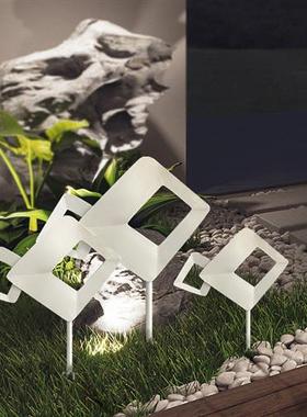 户外不锈钢镂空鱼雕塑庭院小区水池景观装饰造型海豚鲸鱼摆件定制