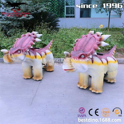 恐龙小车模型公园游乐园商场户外美陈产品五一骑乘游乐互动
