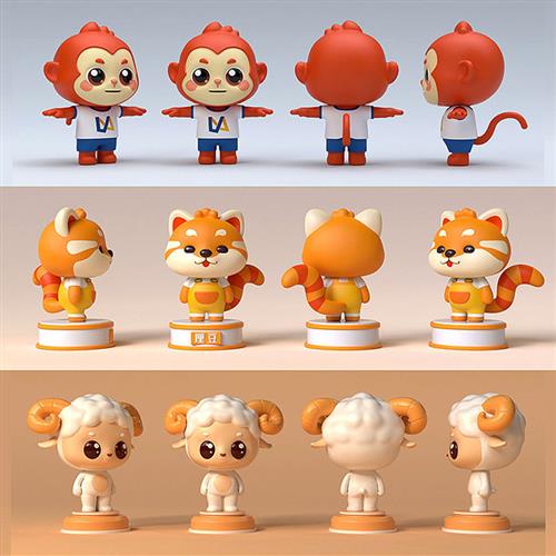 CD建模渲染产品ip人物形象设计D三维犀牛maya场景模型效果图