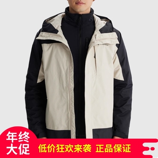 2024秋冬新款哥伦比亚户外男防水防风抓绒保暖三合一冲锋衣XE5220