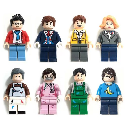 新款小颗粒积木人仔拼装玩具