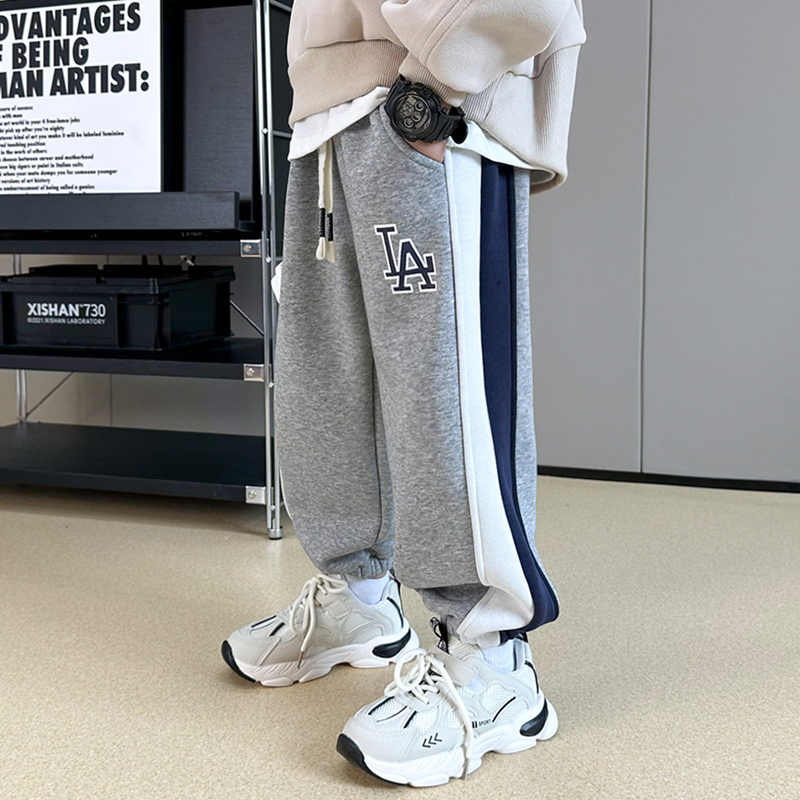 中大童运动裤春装休闲卫裤